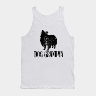 Sheltie Dog Grandma Tank Top